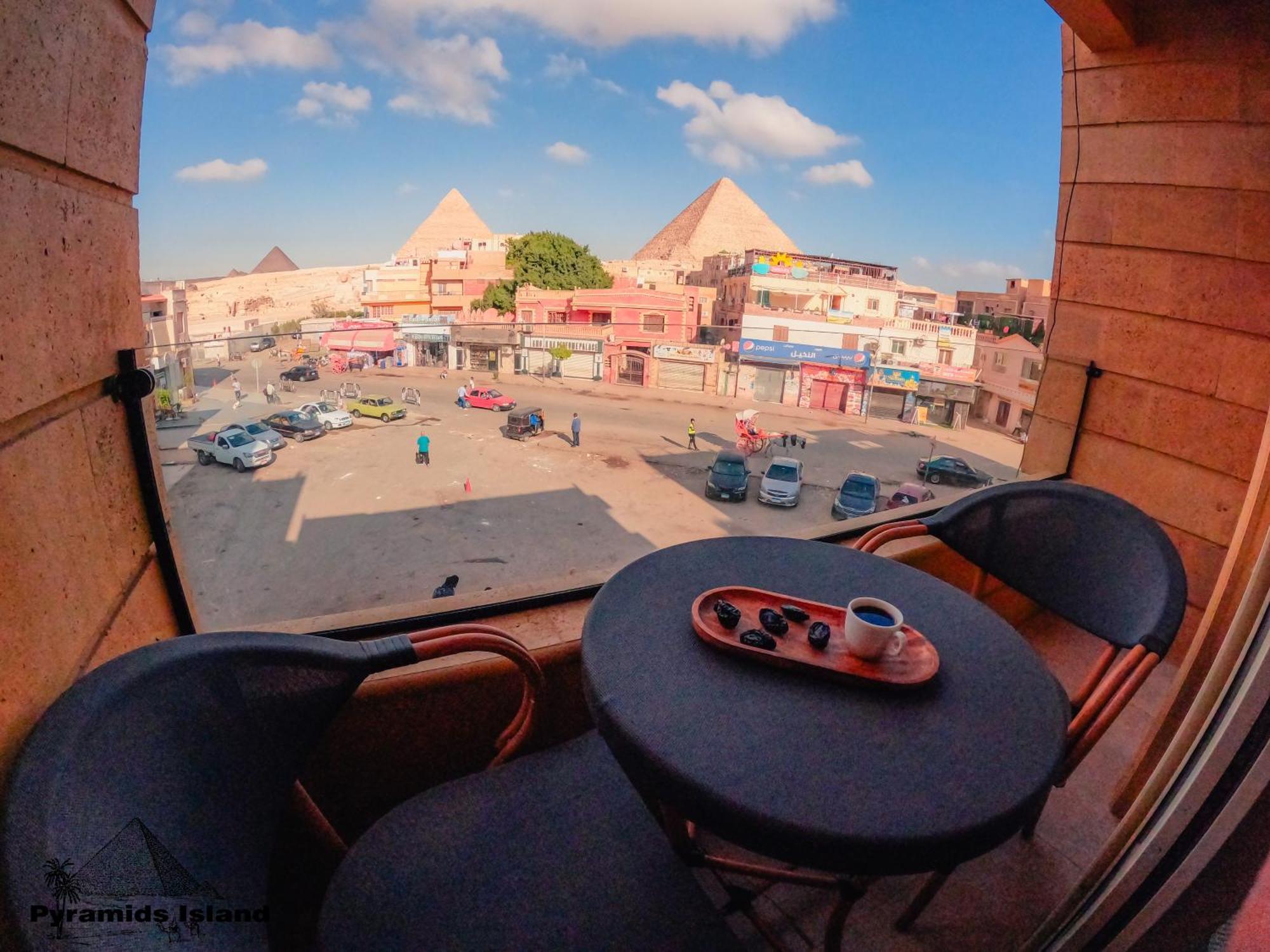 Pyramids Island Bed & Breakfast Kafret el-Gabal Екстериор снимка