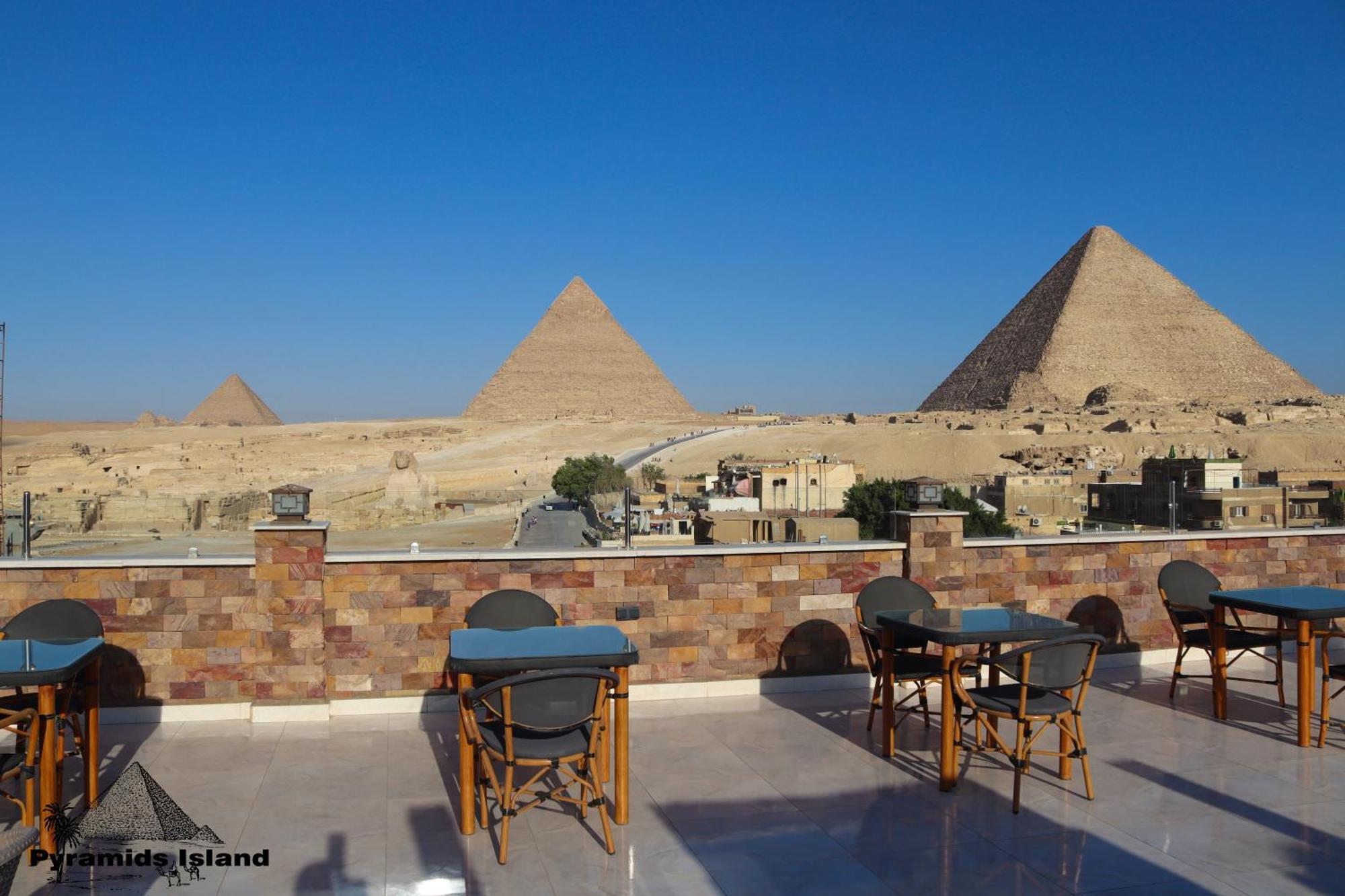 Pyramids Island Bed & Breakfast Kafret el-Gabal Екстериор снимка