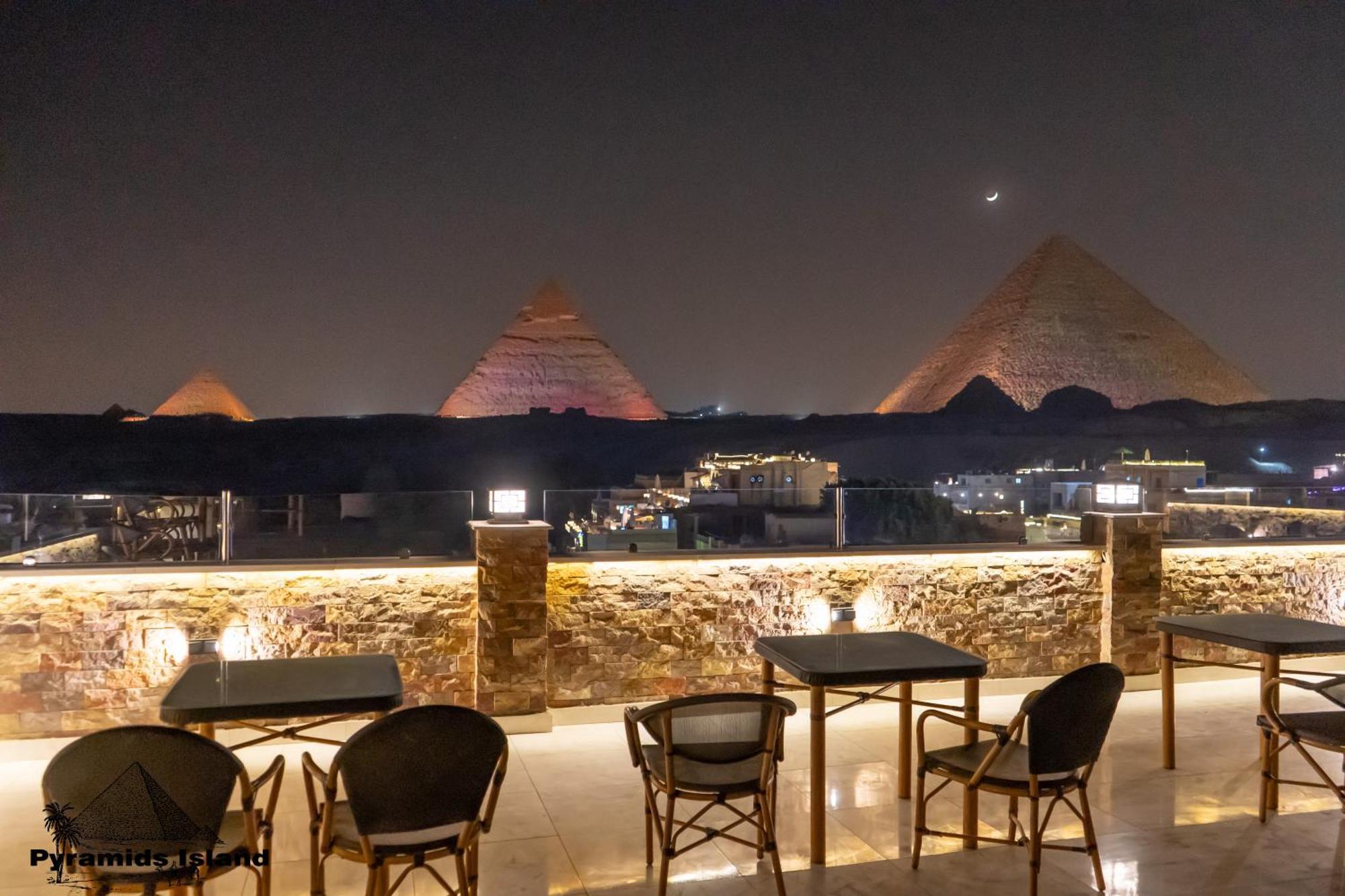 Pyramids Island Bed & Breakfast Kafret el-Gabal Екстериор снимка