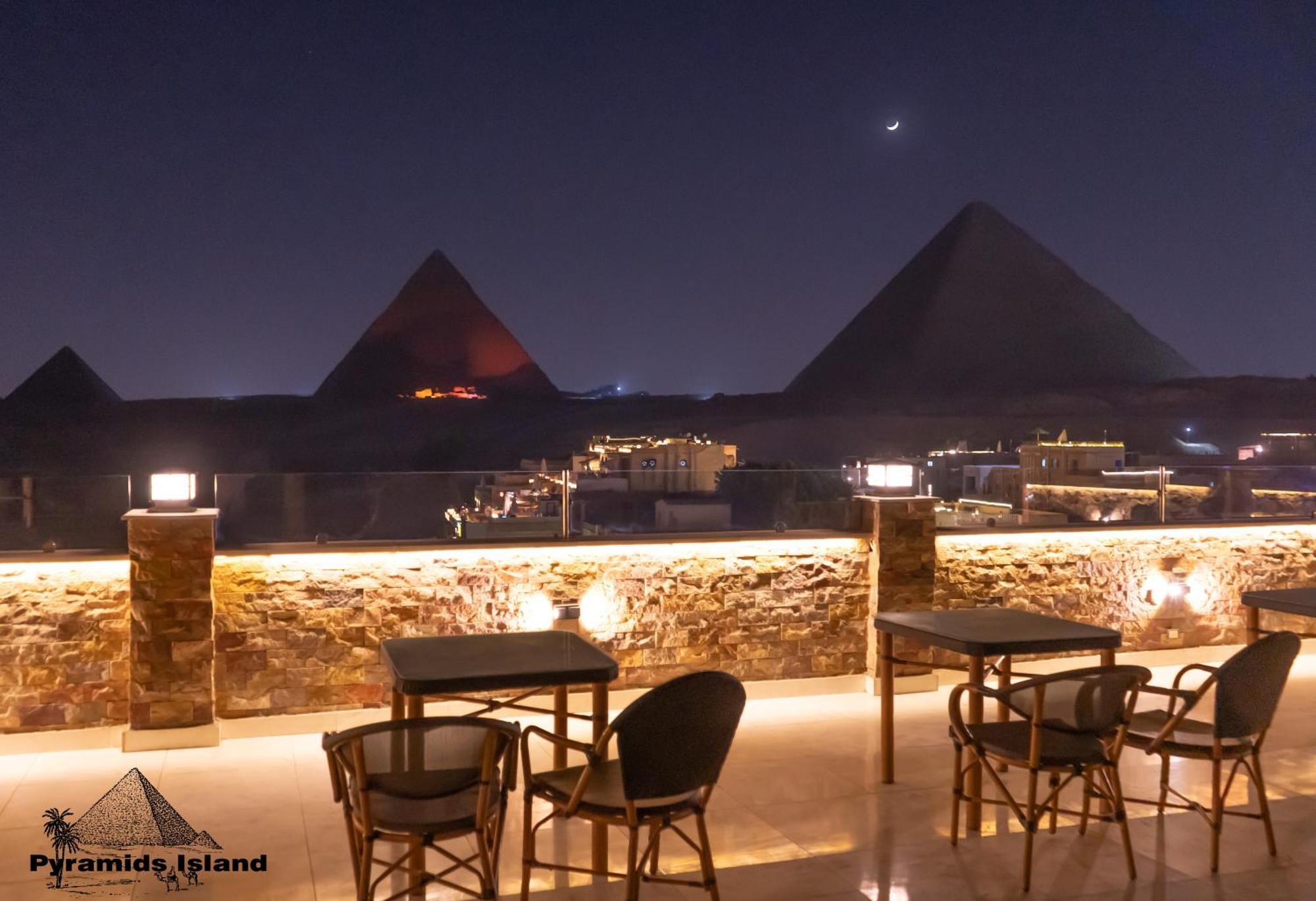 Pyramids Island Bed & Breakfast Kafret el-Gabal Екстериор снимка