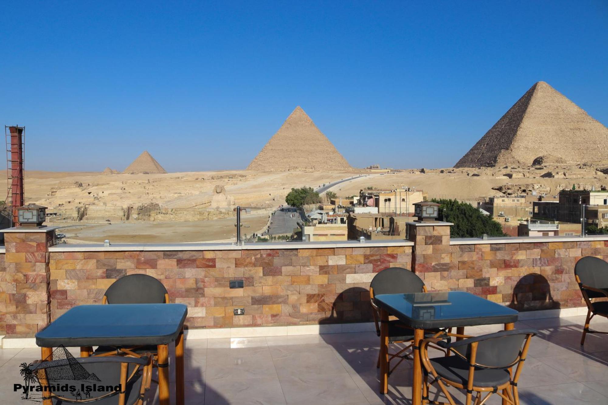 Pyramids Island Bed & Breakfast Kafret el-Gabal Екстериор снимка