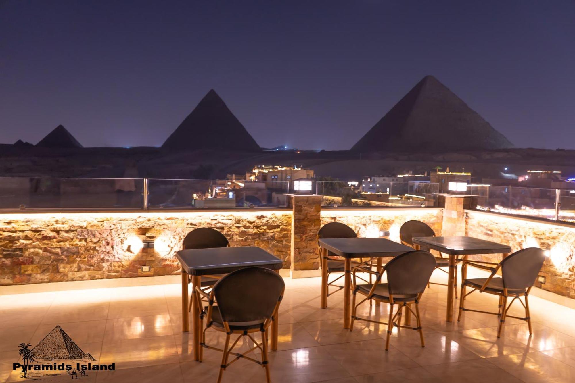 Pyramids Island Bed & Breakfast Kafret el-Gabal Екстериор снимка