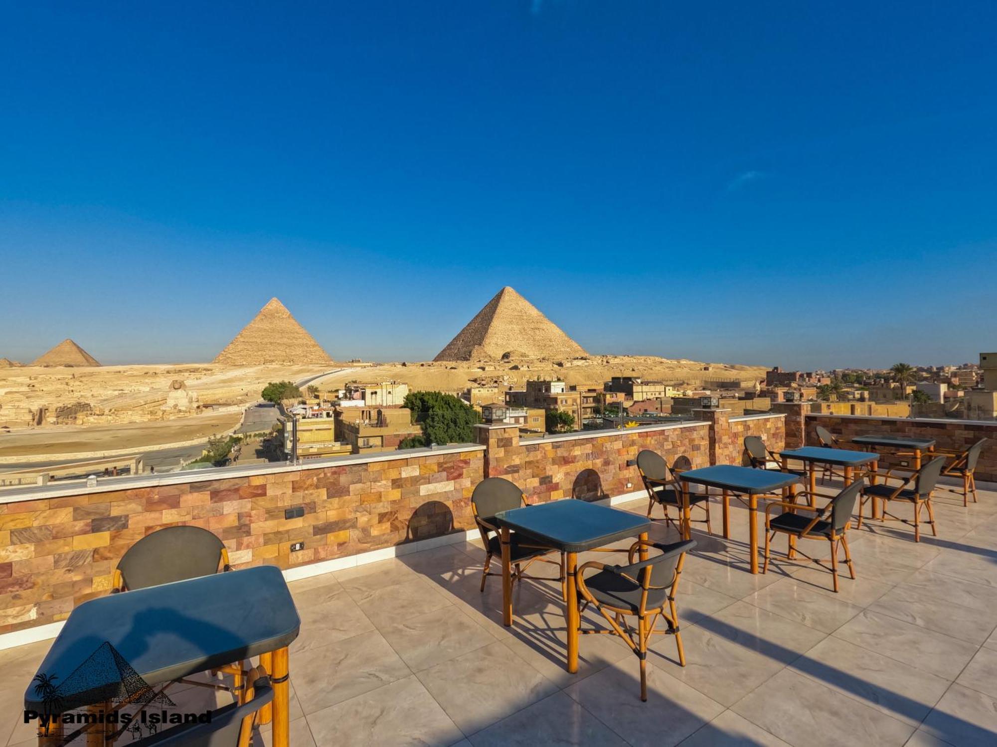 Pyramids Island Bed & Breakfast Kafret el-Gabal Екстериор снимка